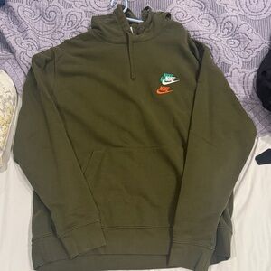 Nike Forest Green Pullover Hoodie